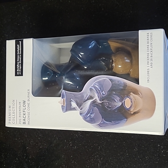 Flora Classique Accents Jug Fountain Cone Incense Burner Poshmark